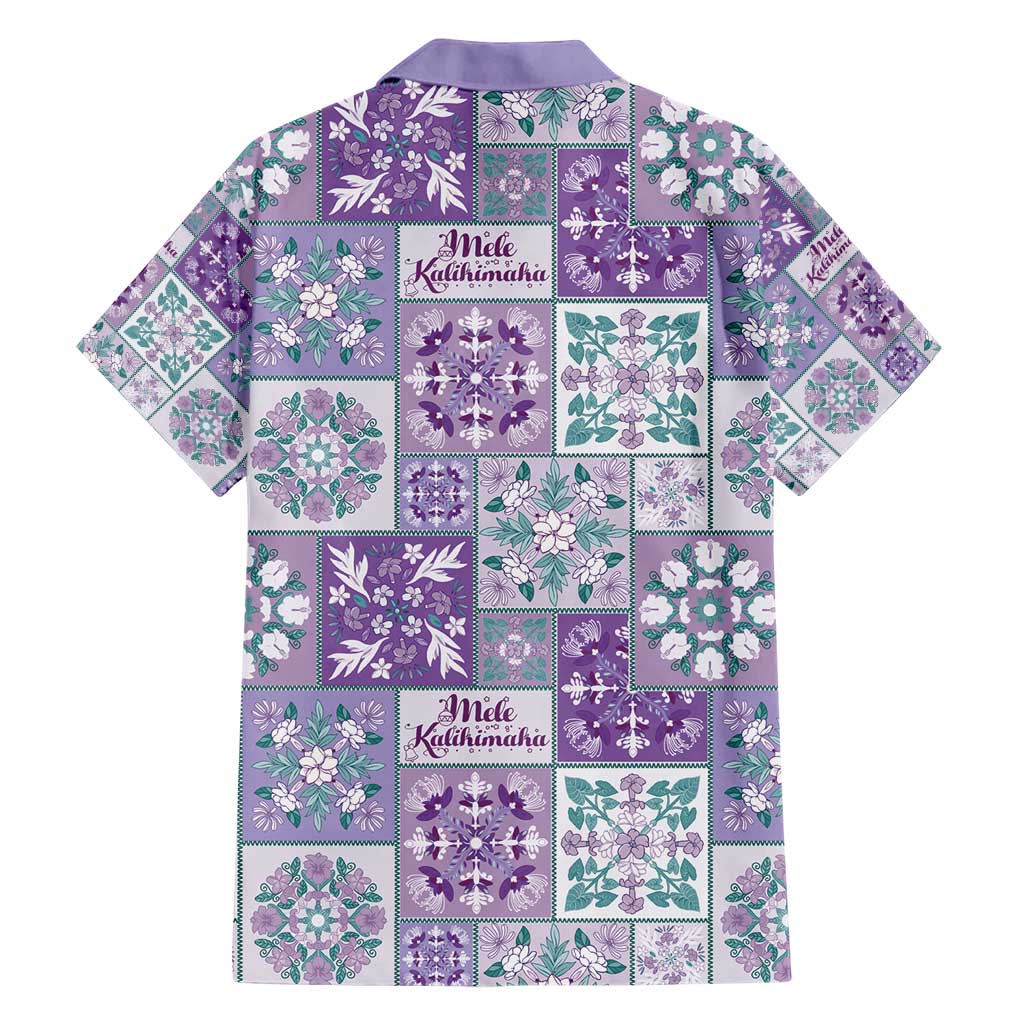 Mele Kalikimaka Hawaii Christmas Family Matching Short Sleeve Bodycon Dress and Hawaiian Shirt Poni Seamless Floral Motif - Polynesian Pride