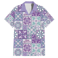 Mele Kalikimaka Hawaii Christmas Family Matching Tank Maxi Dress and Hawaiian Shirt Poni Seamless Floral Motif - Polynesian Pride