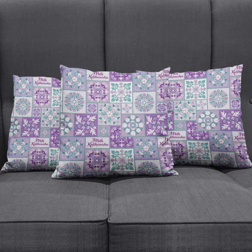 Mele Kalikimaka Hawaii Christmas Pillow Cover Poni Seamless Floral Motif - Polynesian Pride