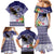 American Samoa Bald Eagle Family Matching Mermaid Dress and Hawaiian Shirt Polynesian Tropical Flowers