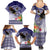 American Samoa Bald Eagle Family Matching Summer Maxi Dress and Hawaiian Shirt Polynesian Tropical Flowers