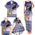 American Samoa Bald Eagle Family Matching Tank Maxi Dress and Hawaiian Shirt Polynesian Tropical Flowers