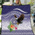 American Samoa Bald Eagle Quilt Polynesian Tropical Flowers