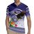 American Samoa Bald Eagle Rugby Jersey Polynesian Tropical Flowers