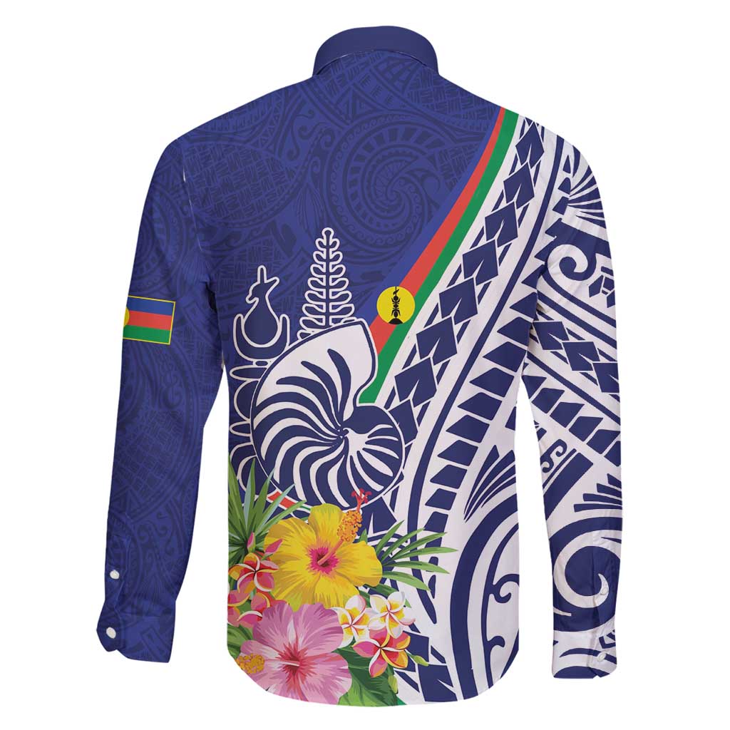 New Caledonia Kagu Bird Family Matching Summer Maxi Dress and Hawaiian Shirt Polynesian Tropical Flowers