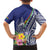 New Caledonia Kagu Bird Hawaiian Shirt Polynesian Tropical Flowers