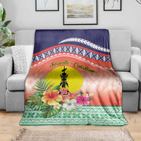 New Caledonia Nautilus Shell Blanket Polynesian Tropical Flowers LT9 - Polynesian Pride