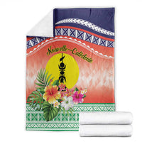 New Caledonia Nautilus Shell Blanket Polynesian Tropical Flowers LT9 - Polynesian Pride