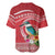 Wallis et Futuna Kingfisher Baseball Jersey Polynesian Tropical Flowers