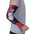 Maori Wheku Meri Kirihimete Personalised Arm Sleeves All Blue Indigenous Maori Motif - Polynesian Pride
