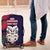 Maori Wheku Meri Kirihimete Personalised Luggage Cover All Blue Indigenous Maori Motif - Polynesian Pride