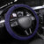 Maori Wheku Meri Kirihimete Steering Wheel Cover All Blue Indigenous Maori Motif - Polynesian Pride