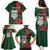 Maori Wheku Meri Kirihimete Personalised Family Matching Puletasi and Hawaiian Shirt All Green Indigenous Maori Motif - Polynesian Pride