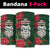 Maori Wheku Meri Kirihimete Personalised Neck Gaiter All Green Indigenous Maori Motif - Polynesian Pride