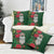 Maori Wheku Meri Kirihimete Personalised Pillow Cover All Green Indigenous Maori Motif - Polynesian Pride