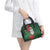 Maori Wheku Meri Kirihimete Personalised Shoulder Handbag All Green Indigenous Maori Motif - Polynesian Pride