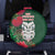 Maori Wheku Meri Kirihimete Personalised Spare Tire Cover All Green Indigenous Maori Motif - Polynesian Pride