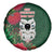 Maori Wheku Meri Kirihimete Personalised Spare Tire Cover All Green Indigenous Maori Motif - Polynesian Pride