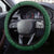 Maori Wheku Meri Kirihimete Steering Wheel Cover All Green Indigenous Maori Motif - Polynesian Pride