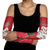 Maori Wheku Meri Kirihimete Personalised Arm Sleeves All Red Indigenous Maori Motif - Polynesian Pride