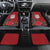 Maori Wheku Meri Kirihimete Personalised Car Mats All Red Indigenous Maori Motif - Polynesian Pride