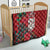 Maori Wheku Meri Kirihimete Personalised Quilt All Red Indigenous Maori Motif - Polynesian Pride