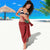 Maori Wheku Meri Kirihimete Personalised Sarong All Red Indigenous Maori Motif - Polynesian Pride