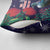 Tui Meri Kirihimete Personalised Pillow Cover Pohutukawa Flowers Blue Motif - Polynesian Pride