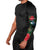 Tui Meri Kirihimete Personalised Arm Sleeves Pohutukawa Flowers Green Motif - Polynesian Pride