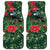 Tui Meri Kirihimete Personalised Car Mats Pohutukawa Flowers Green Motif - Polynesian Pride