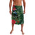 Tui Meri Kirihimete Personalised Lavalava Pohutukawa Flowers Green Motif - Polynesian Pride