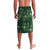 Tui Meri Kirihimete Personalised Lavalava Pohutukawa Flowers Green Motif - Polynesian Pride