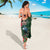 Tui Meri Kirihimete Personalised Sarong Pohutukawa Flowers Green Motif - Polynesian Pride