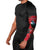Tui Meri Kirihimete Personalised Arm Sleeves Pohutukawa Flowers Red Motif - Polynesian Pride