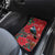 Tui Meri Kirihimete Personalised Car Mats Pohutukawa Flowers Red Motif - Polynesian Pride