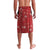 Tui Meri Kirihimete Personalised Lavalava Pohutukawa Flowers Red Motif - Polynesian Pride