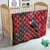 Tui Meri Kirihimete Personalised Quilt Pohutukawa Flowers Red Motif - Polynesian Pride