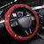 Tui Meri Kirihimete Steering Wheel Cover Pohutukawa Flowers Red Motif - Polynesian Pride
