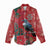 Tui Meri Kirihimete Personalised Women Casual Shirt Pohutukawa Flowers Red Motif - Polynesian Pride