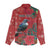 Tui Meri Kirihimete Personalised Women Casual Shirt Pohutukawa Flowers Red Motif - Polynesian Pride