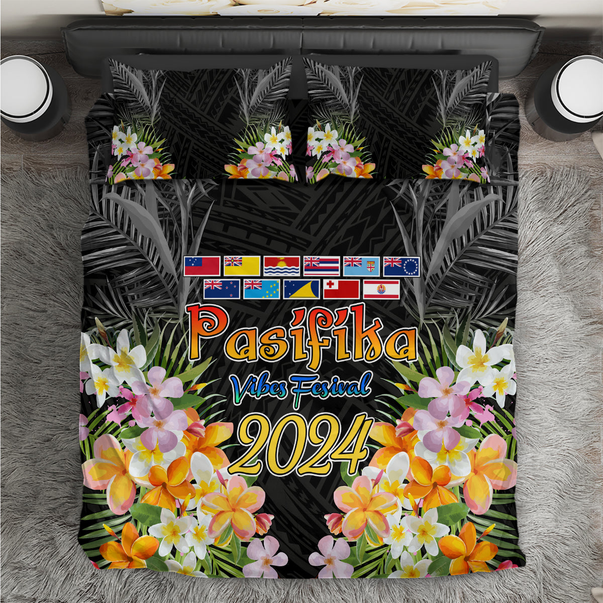Pasifika Vibes Festival 2024 Auckland Bedding Set
