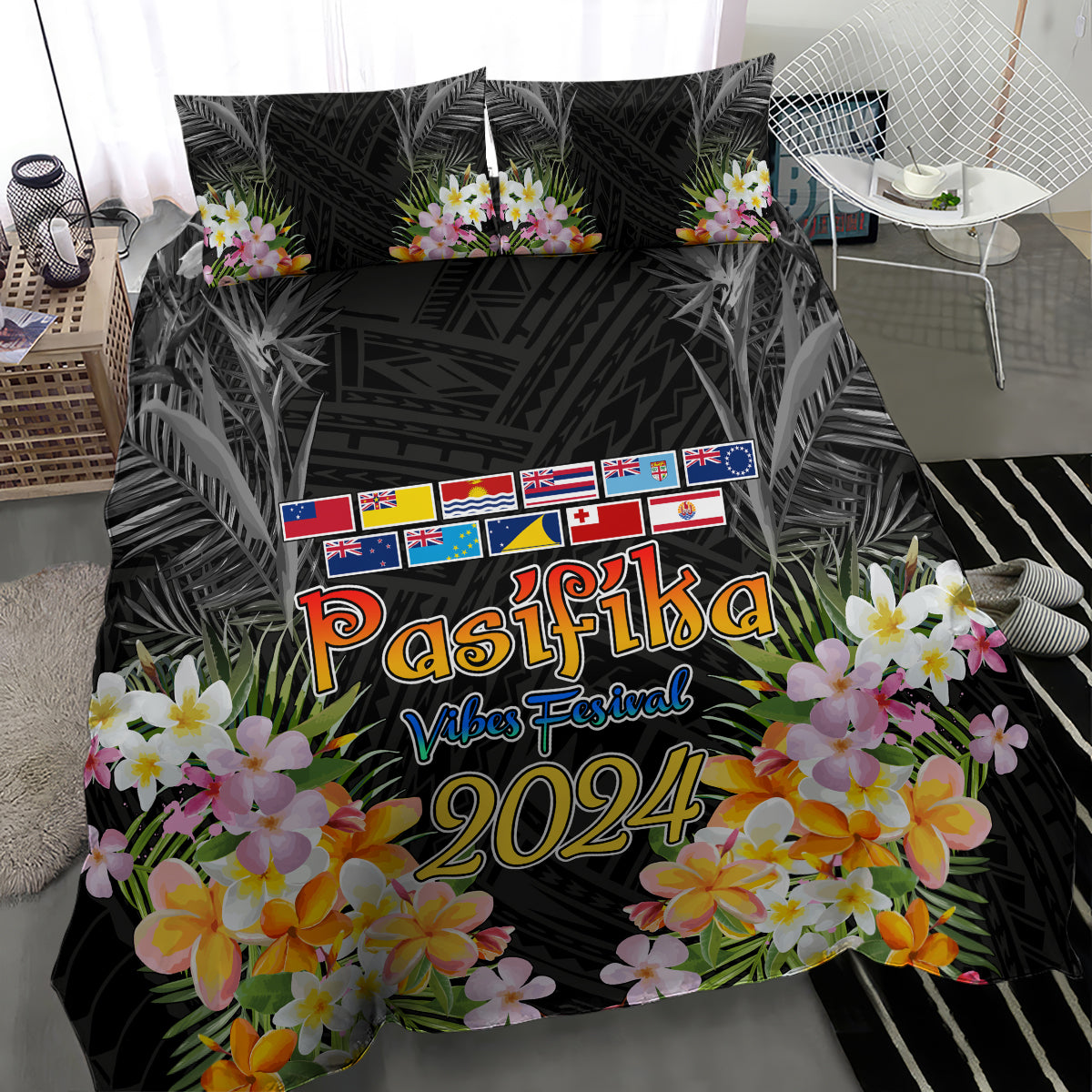 Pasifika Vibes Festival 2024 Auckland Bedding Set