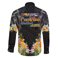 Pasifika Vibes Festival 2024 Auckland Family Matching Off Shoulder Long Sleeve Dress and Hawaiian Shirt LT9 - Polynesian Pride