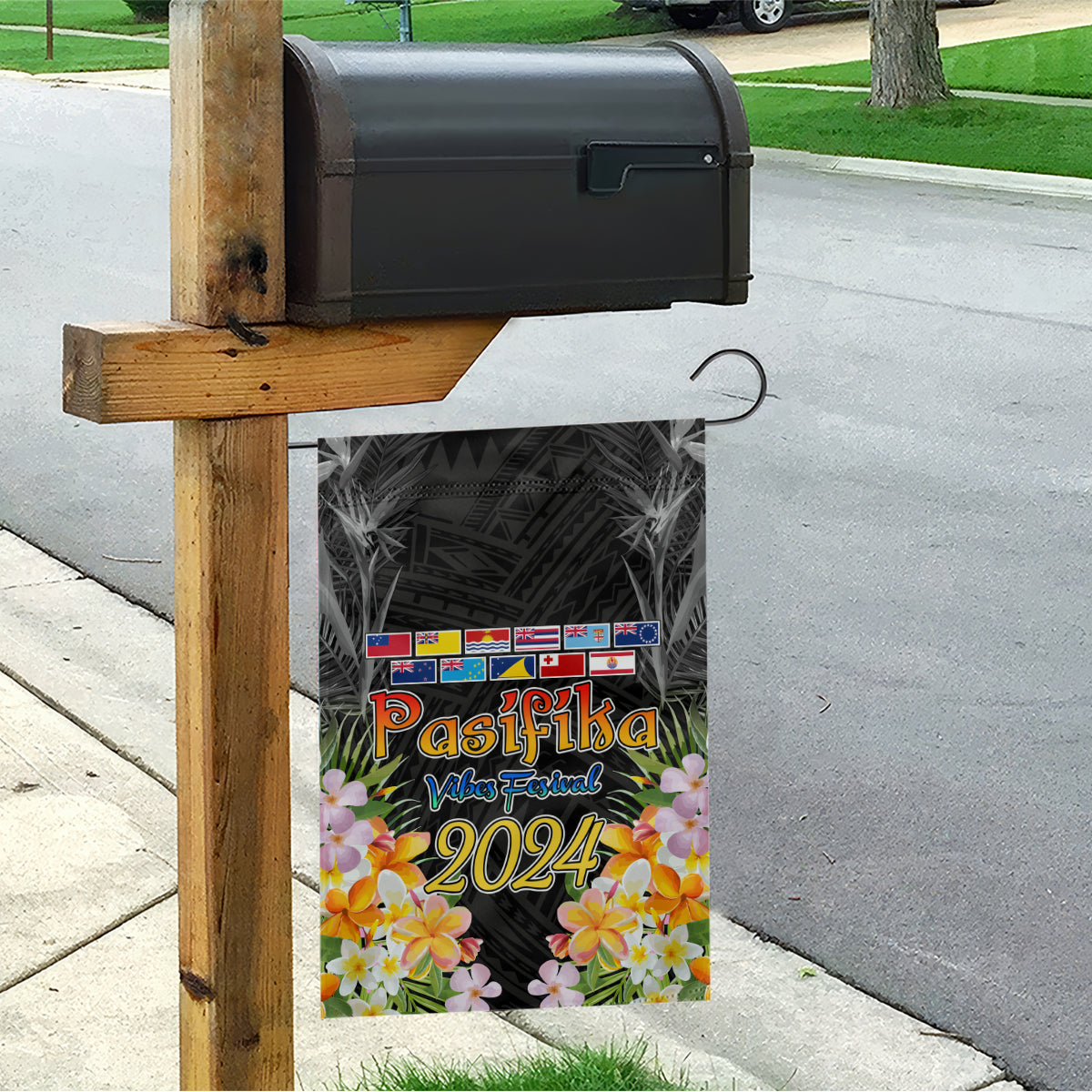 Pasifika Vibes Festival 2024 Auckland Garden Flag