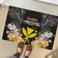 Pasifika Vibes Festival 2024 Rubber Doormat Kanaka Maoli With Hawaiian Islands LT9 - Polynesian Pride