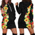 Hawaii Tropical Flowers Tribal Pattern Hoodie Dress No2 LT9 - Polynesian Pride