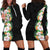 Hawaii Tropical Flowers Tribal Pattern Hoodie Dress No3 LT9 - Polynesian Pride