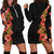 Hawaii Tropical Flowers Tribal Pattern Hoodie Dress No4 LT9 - Polynesian Pride