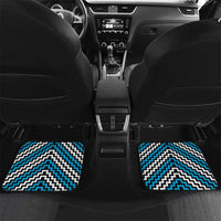 Personalised Aotearoa Niho Taniwha Motif Car Mats Blue Style