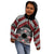 Personalised Aotearoa Niho Taniwha Motif Kid Hoodie Red Style